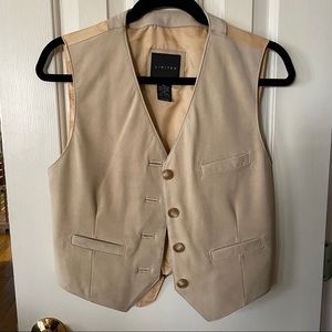 Vintage Limited Tailored Cream Vest